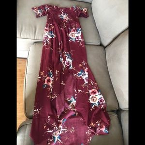 Lovely Off Shoulder maxi dress